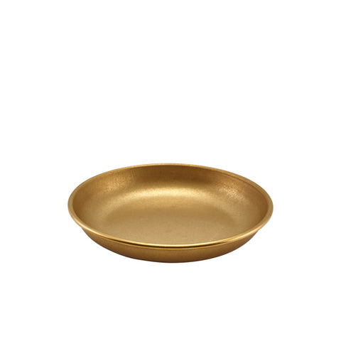 GenWare Gold Vintage Steel Coupe Plate 20cm