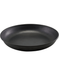 GenWare Black Vintage Steel Coupe Plate 24cm - Pack 1