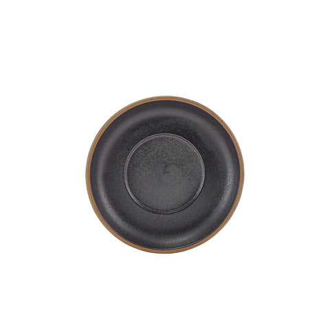 GenWare Kava Black Stoneware Saucer 16cm