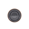 GenWare Kava Dark Grey Stoneware Saucer 16cm