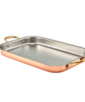 GenWare Copper Plated Deep Tray 33 x 23.5cm