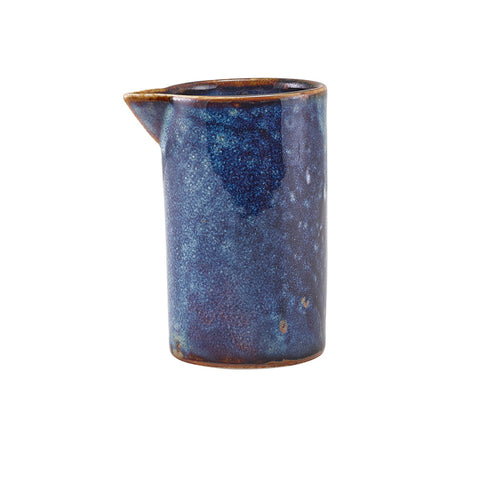 Terra Porcelain Aqua Blue Straight Sided Jug 18cl/ 6.3oz