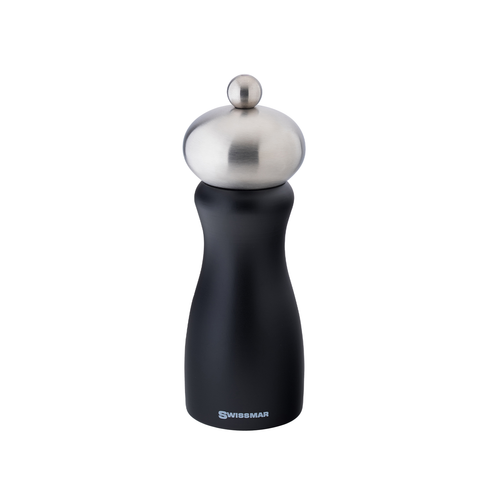 Belle Black Matte Pepper Mill 6" (15cm)