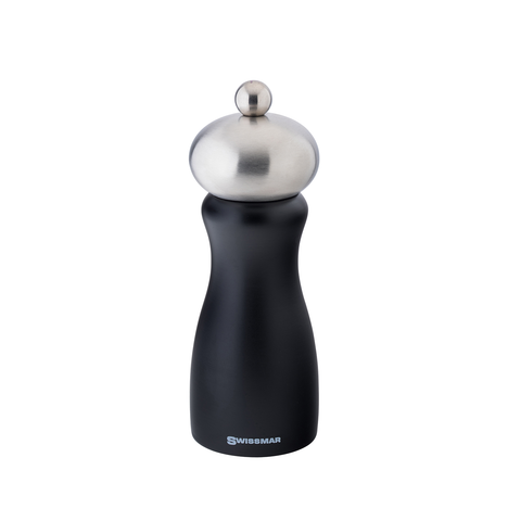 Belle Black Matte Salt Mill 6" (15cm)