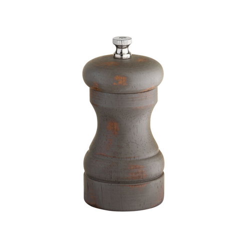 Distressed Wood Salt/Pepper Grinder 4" (10cm)