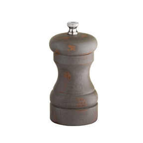 Distressed Wood Salt/Pepper Grinder 4" (10cm)