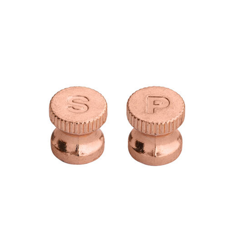 Engraved Salt/Pepper Knobs - Copper