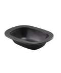 GenWare Black Vintage Steel Pie Dish 16cm - Pack 12