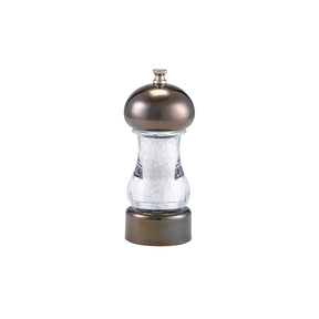 GenWare Gun Metal & Acrylic Salt/ Pepper Grinder 14cm