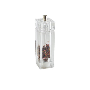 GenWare Clear Square Salt/ Pepper Grinder 15cm