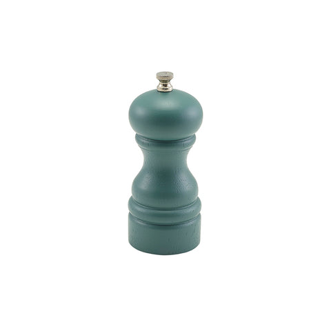 Olive Green Wooden Salt/ Pepper Grinder 13cm