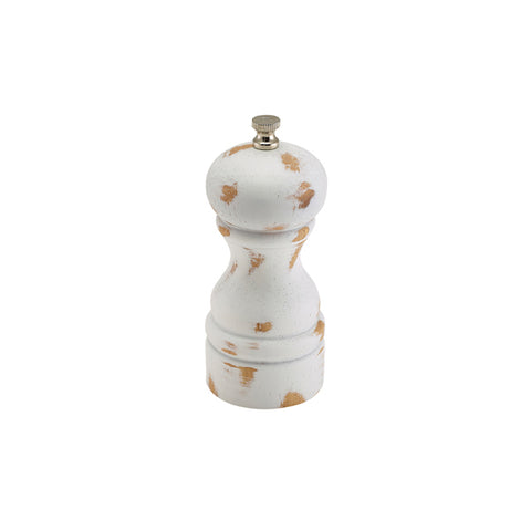 White Wash Salt/ Pepper Grinder 13cm