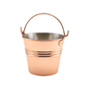 Copper Plated Serving Bucket 10cm Dia