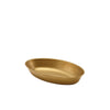 GenWare Gold Vintage Steel Oval Dish 17.5 x 11cm