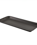 GenWare Black Vintage Steel Tray 36 x 16.5cm - Pack 1