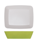 Lime Green Seville Melamine GN1/2 Deep Dish 32.5 x 26.5 x 8cm