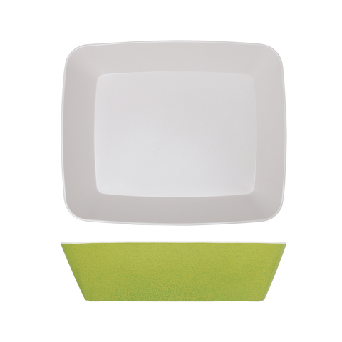 Lime Green Seville Melamine GN1/2 Deep Dish 32.5 x 26.5 x 8cm