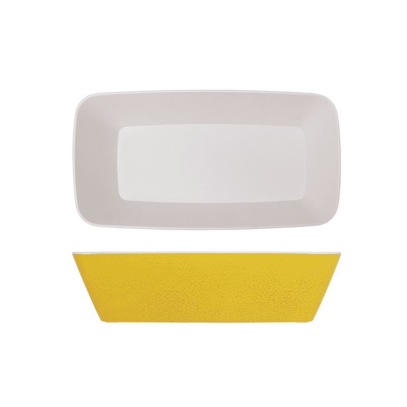 Lemon Yellow Seville Melamine GN1/3 Deep Dish 32.5 x 17.6 x 8cm