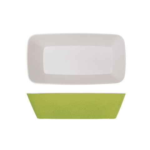 Lime Green Seville Melamine GN1/3 Deep Dish 32.5 x 17.6 x 8cm