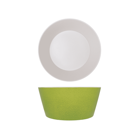 Lime Green Seville Melamine Bowl 22 x 10cm