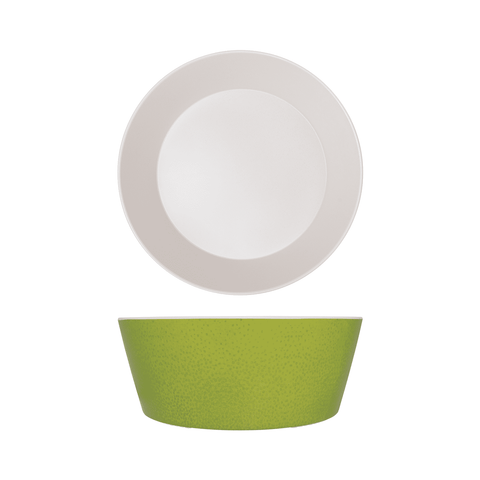 Lime Green Seville Melamine Bowl 26.5 x 10cm