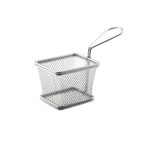 Serving Fry Basket Rectangular 10 X 8 X 7.5cm
