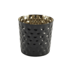 Black Hammered Stainless Steel Serving Cup 8.5 x 8.5cm