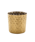 GenWare Gold Vintage Steel Hammered Serving Cup 8.5 x 8.5cm - Pack 12