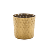 GenWare Gold Vintage Steel Hammered Serving Cup 8.5 x 8.5cm - Pack 12