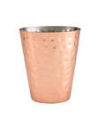 Hammered Copper Plated Conical Serving Cup 9 x 10cm