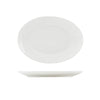 GenWare Porcelain Winged Oval Plate 31.5cm/ 12.5" - Pack 4