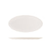 Genware Porcelain Narrow Oval Plate 34cm/ 13" - Pack 6