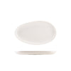 Genware Porcelain Organic Oval Plate 29.5cm/ 11.5" - Pack 6