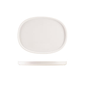 Genware Porcelain Oval Presentation Plate 30cm/ 12" - Pack 4