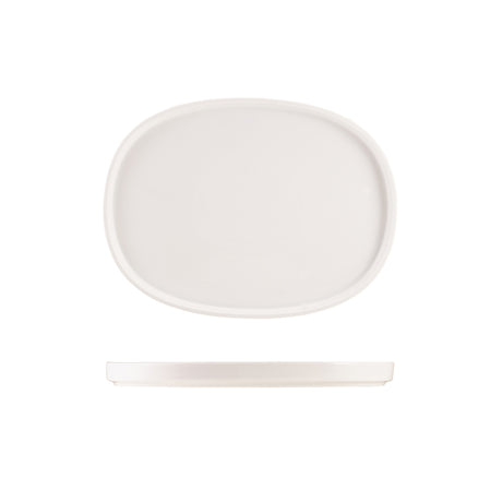 Genware Porcelain Oval Presentation Plate 30cm/ 12" - Pack 4