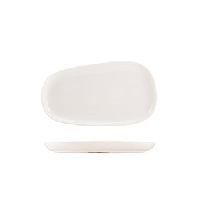 Genware Porcelain Organic Rectangular Plate 29cm/ 11.4" - Pack 6