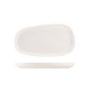 Genware Porcelain Organic Rectangular Plate 34cm/ 13" - Pack 6