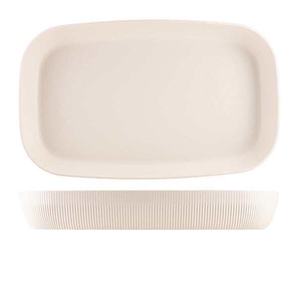 GenWare Melamine White Aria Deep Dish GN 1/1 - Pack 1