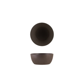 GenWare Melamine Black Aria Buffet Bowl 17 x 7.5cm - Pack 1