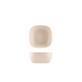 GenWare Melamine White Aria Square Buffet Bowl 18.5cm - Pack 1