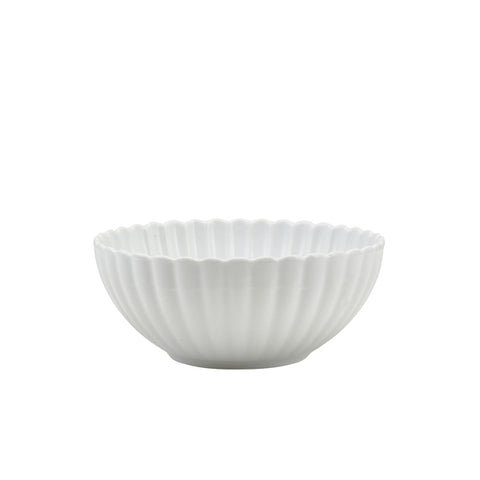 Incise Porcelain Scalloped Side Bowl 13cm - Pack 6