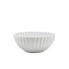 Incise Porcelain Scalloped Side Bowl 13cm - Pack 6