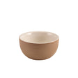 GenWare Kava White Stoneware Ribbed Round Bowl 11.5cm - Pack 6