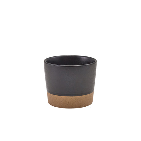 GenWare Kava Black Stoneware Chip Cup 9 x 7.4cm - Pack 6