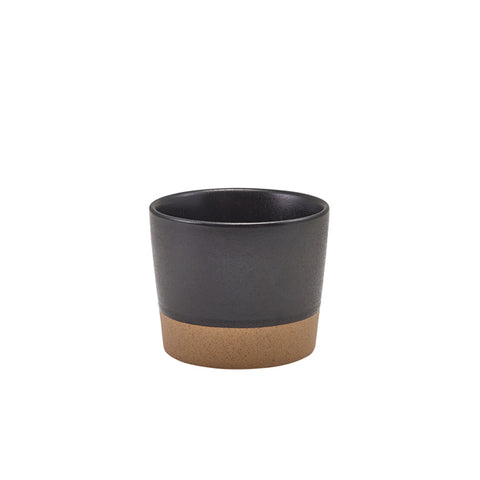 GenWare Kava Black Stoneware Chip Cup 9 x 7.4cm - Pack 6