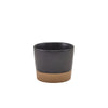 GenWare Kava Black Stoneware Chip Cup 9 x 7.4cm - Pack 6