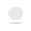 Incise Porcelain Soma Coupe Plate 19.5cm/ 7.5" - Pack 6