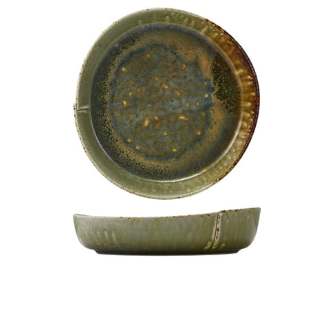 Kozo Porcelain Midori Deep Plate 23cm - Pack 6