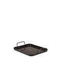 Black Enamel Tray 25 x 20cm - Pack 6
