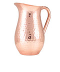 GenWare Hammered Copper Plated Water Jug 2L/67.6oz- Pack 1